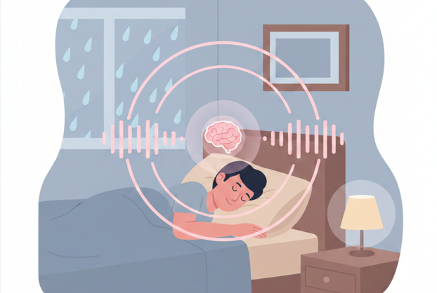 Kenapa Suara Hujan Bikin Tidur Nyenyak? Mengenal "Pink Noise" dan Efeknya pada Otak